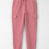 Girls Organic Cotton French Terry Cargo Pants