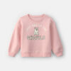 Girls Ghoul Halloween Fleece Pullover Sweatshirt - Pink 7 Girls Ghoul Halloween Fleece Pullover Sweatshirt - Pink