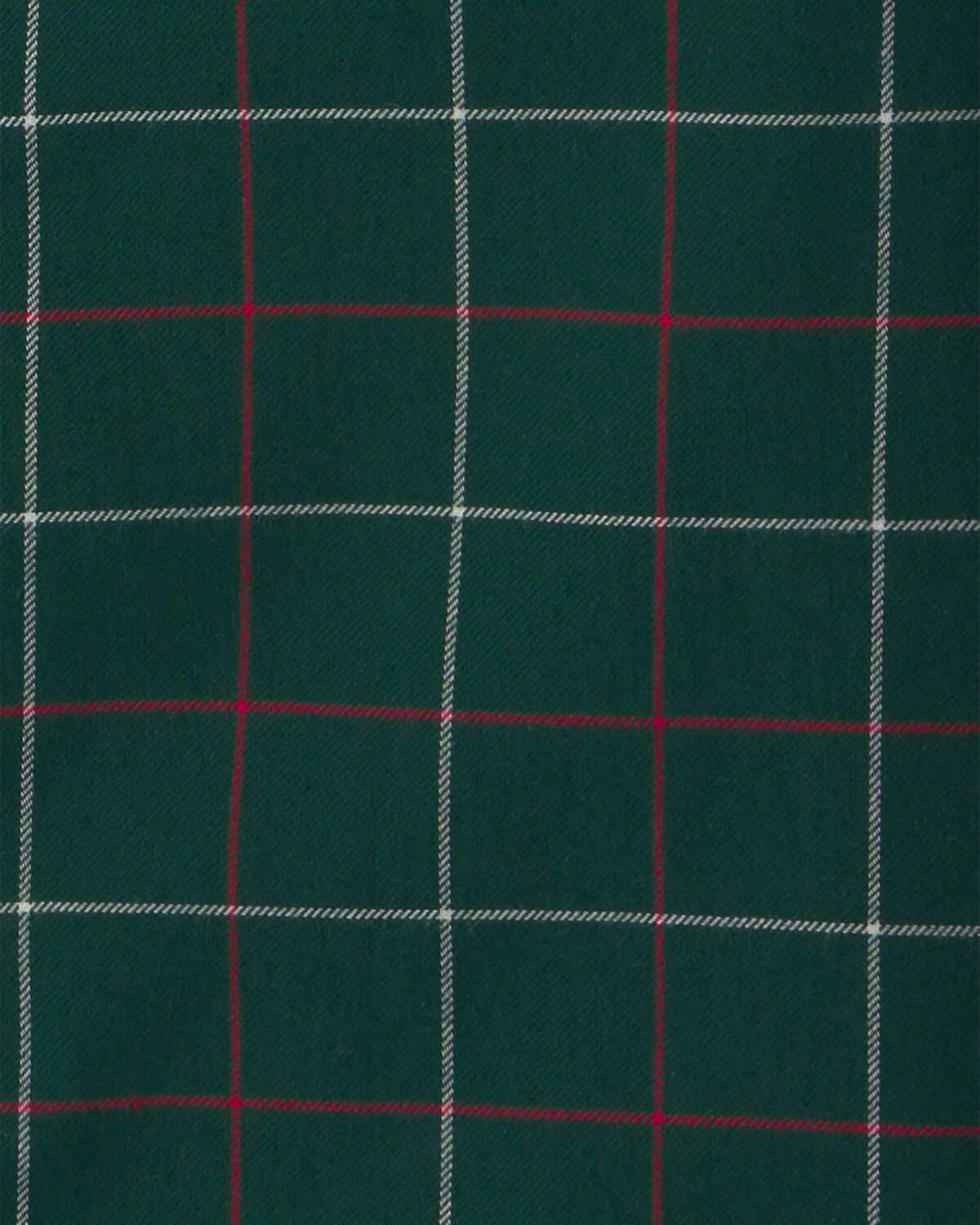 Boys Plaid Long-Sleeve Button-Down Shirt - Green