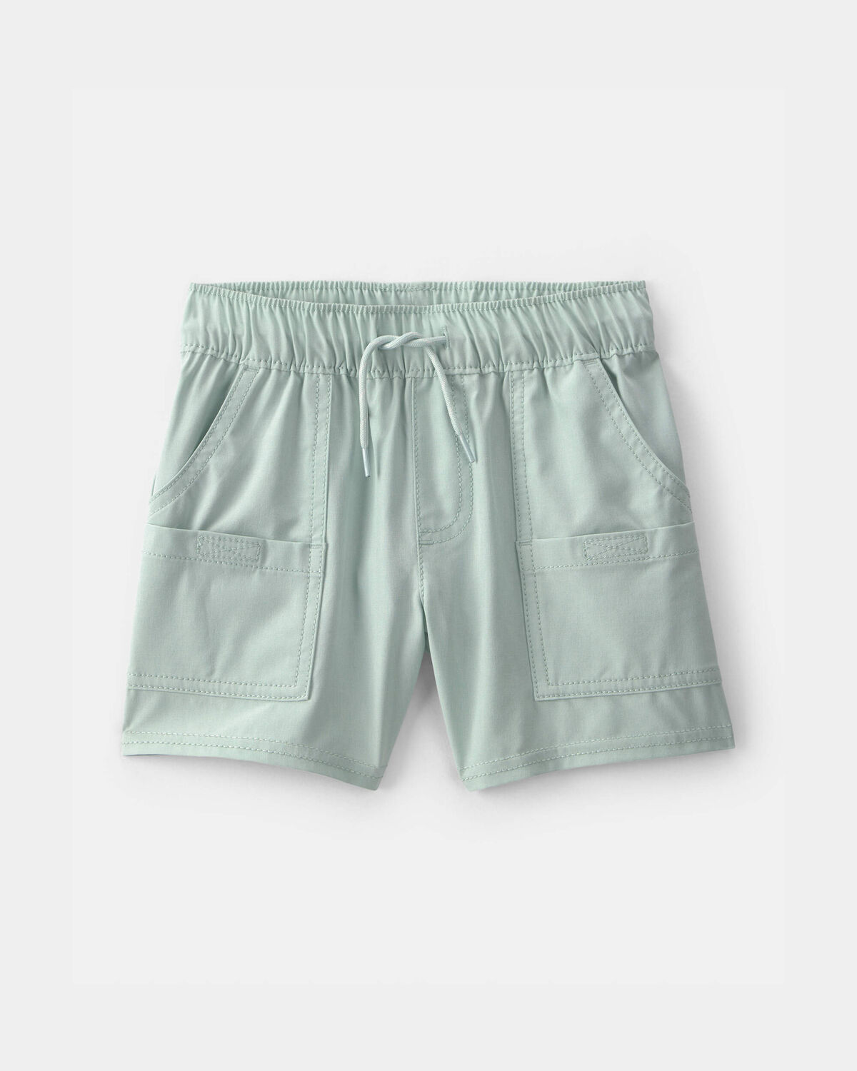 Toddler Boy Poplin Drawstring Utility Shorts - Green 1 Toddler Boy Poplin Drawstring Utility Shorts - Green