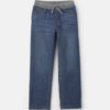 Boys Denim Pull-On Jeans - Medium Wash