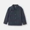 Boys Denim Button-Down Shirt - Dark Wash 6 Boys Denim Button-Down Shirt - Dark Wash