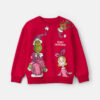 Girls Dr. Seuss™ The Grinch Christmas Fleece Pullover Sweatshirt - Red 5 Girls Dr. Seuss™ The Grinch Christmas Fleece Pullover Sweatshirt - Red