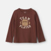 Toddler Boy 'Team Player' Football Long-Sleeve Graphic Tee - Brown