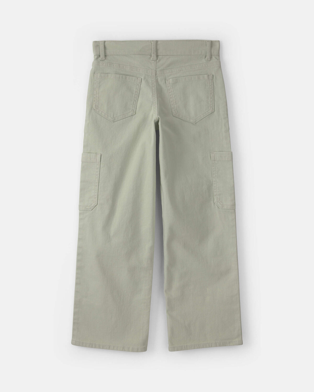 Girls Straight-Leg Cargo Pants - Green 2 Girls Straight-Leg Cargo Pants - Green
