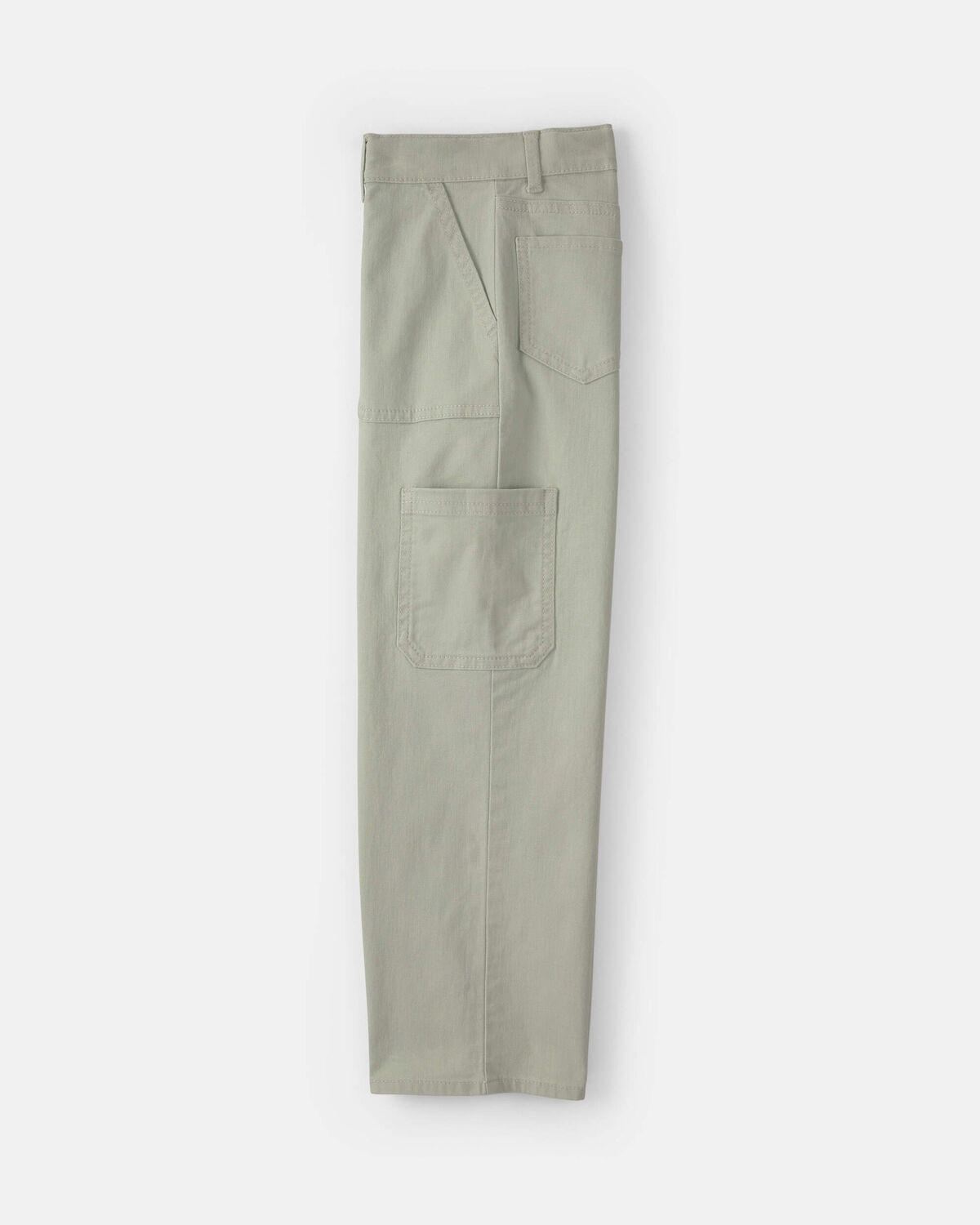 Girls Straight-Leg Cargo Pants - Green 3 Girls Straight-Leg Cargo Pants - Green