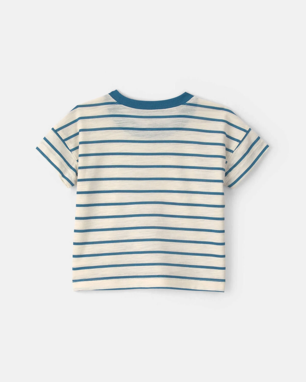 Baby Boy 2-Piece Striped Short-Sleeve Top & Pant Set 2 Baby Boy 2-Piece Striped Short-Sleeve Top & Pant Set