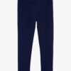 Baby Girl Cotton Stretch Leggings - Navy