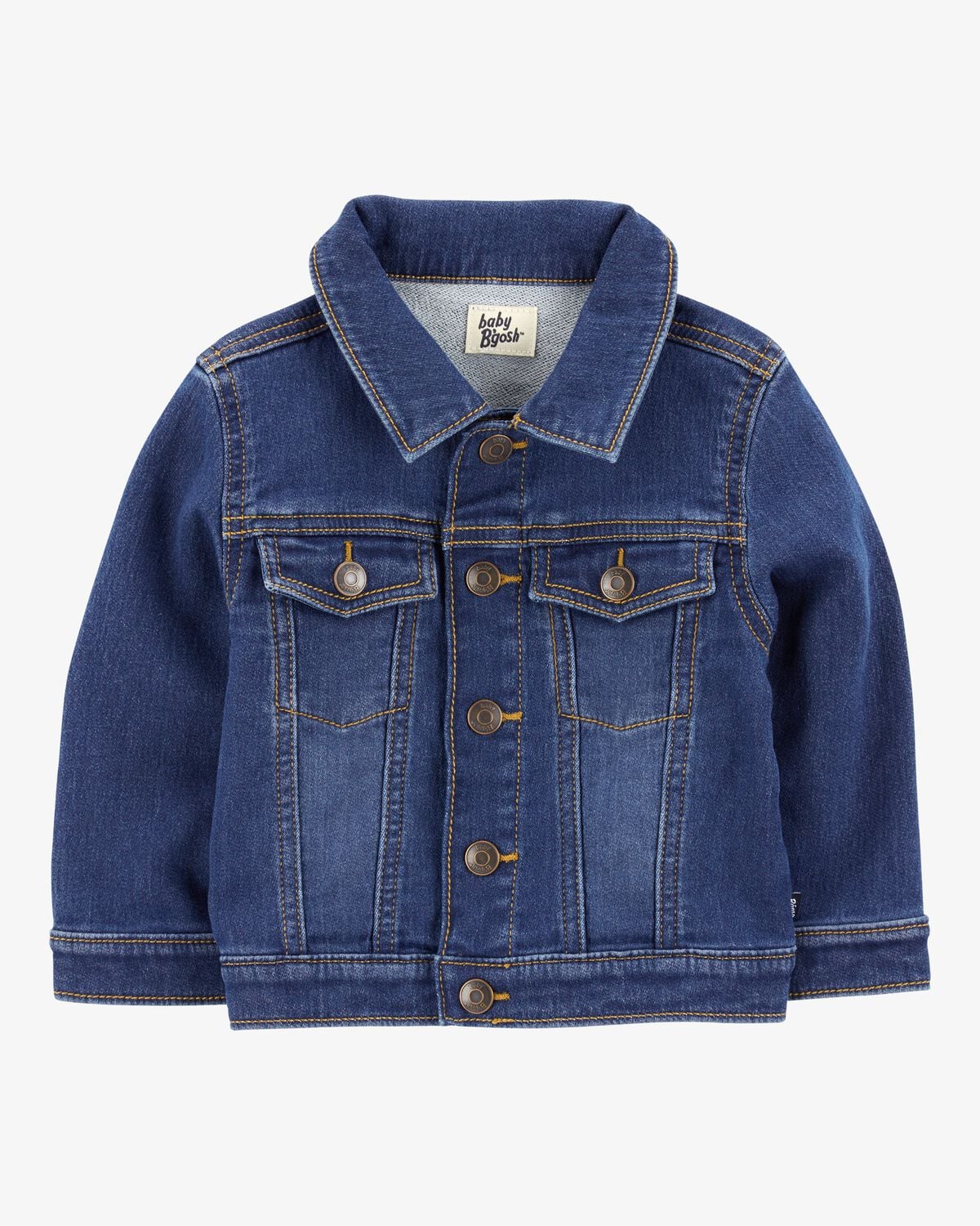 Baby Boy Knit-Like Denim Jacket - Dark Wash