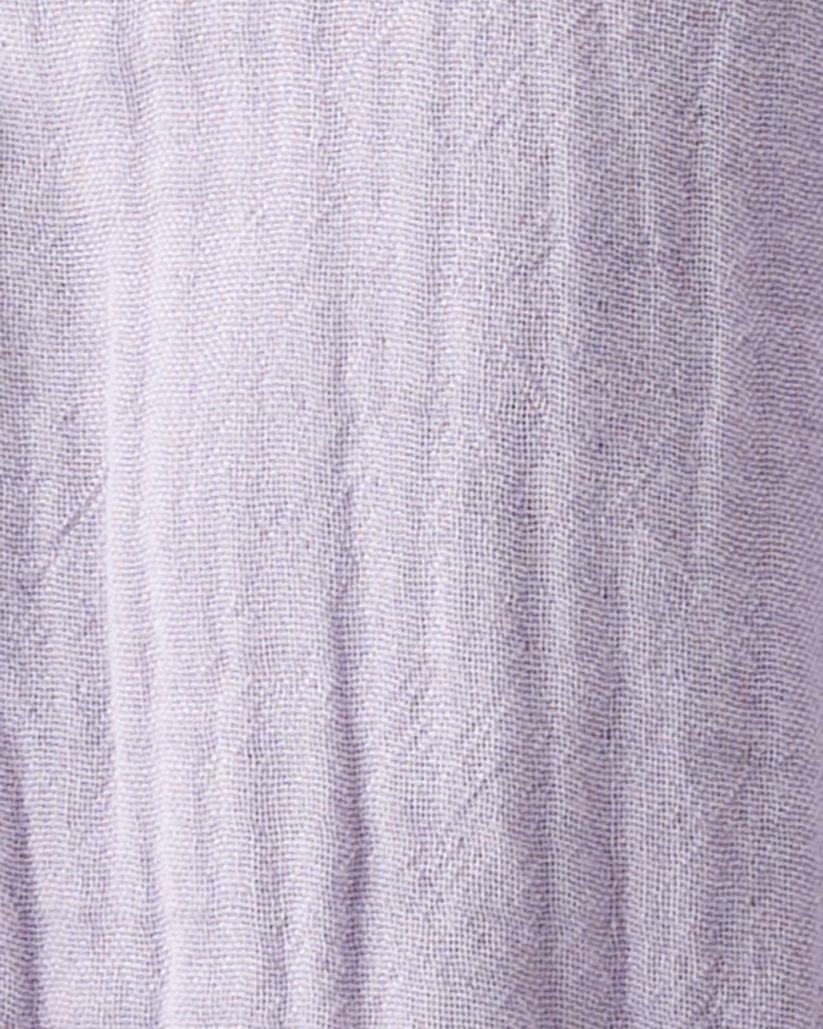 Baby Organic Cotton Gauze Overalls in Lilac 4 Baby Organic Cotton Gauze Overalls in Lilac