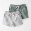 Baby 2-Pack Organic Cotton Waffle Knit Shorts