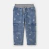 Toddler Boy Love Valentine's Day Baggy Jeans - Light Wash