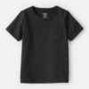 Toddler Boy Solid Short-Sleeve Tee - Black