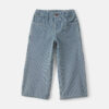 Toddler Girl Hickory Stripe Denim Relaxed Jeans - Light Wash