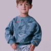 Toddler Baking Wide-Arm Pocket Sweatshirt - Blue
