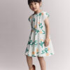 Toddler Girl Avenue Twirl™ Dress in Floral Print - Light Green