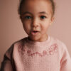 Toddler Girl High-Low Bubble Dolman Tee - Light Pink