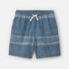 Boys Tie-Dye Denim Shorts - Medium Wash 6 Boys Tie-Dye Denim Shorts - Medium Wash