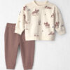 Baby 2-Piece Organic Cotton French Terry Pullover & Pant Set in Western Rodeo 11 Baby 2-Piece Organic Cotton French Terry Pullover & Pant Set in Western Rodeo