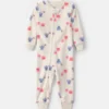 Toddler Girl 1-Piece Monster DreamPlush Snug Fit Pajama - Cream