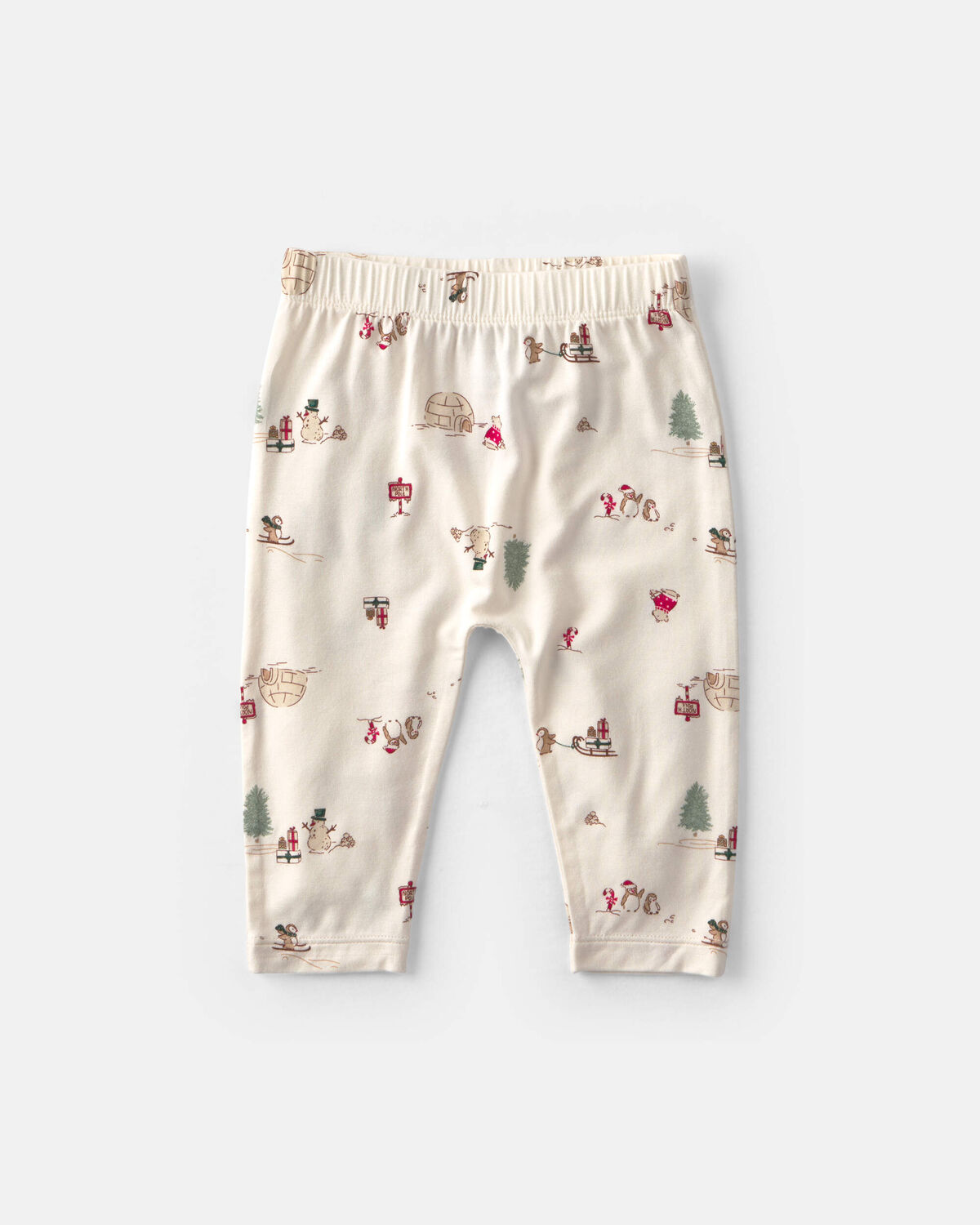 Baby 2-Piece North Pole PurelySoft™ Long-Sleeve Bodysuit & Pant Set - Cream 3 Baby 2-Piece North Pole PurelySoft™ Long-Sleeve Bodysuit & Pant Set - Cream