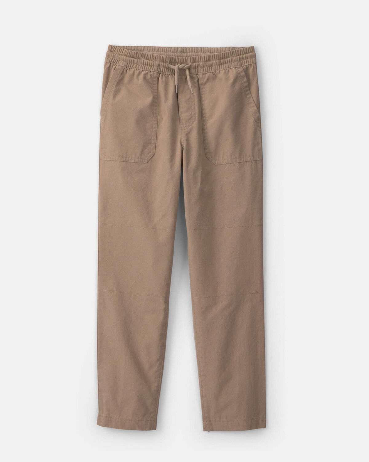 Boys Canvas Pull-On Pants - Khaki 1 Boys Canvas Pull-On Pants - Khaki
