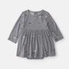 Baby Girl Halloween PurelySoft™ Long-Sleeve Bodysuit Dress - Grey 13 Baby Girl Halloween PurelySoft™ Long-Sleeve Bodysuit Dress - Grey