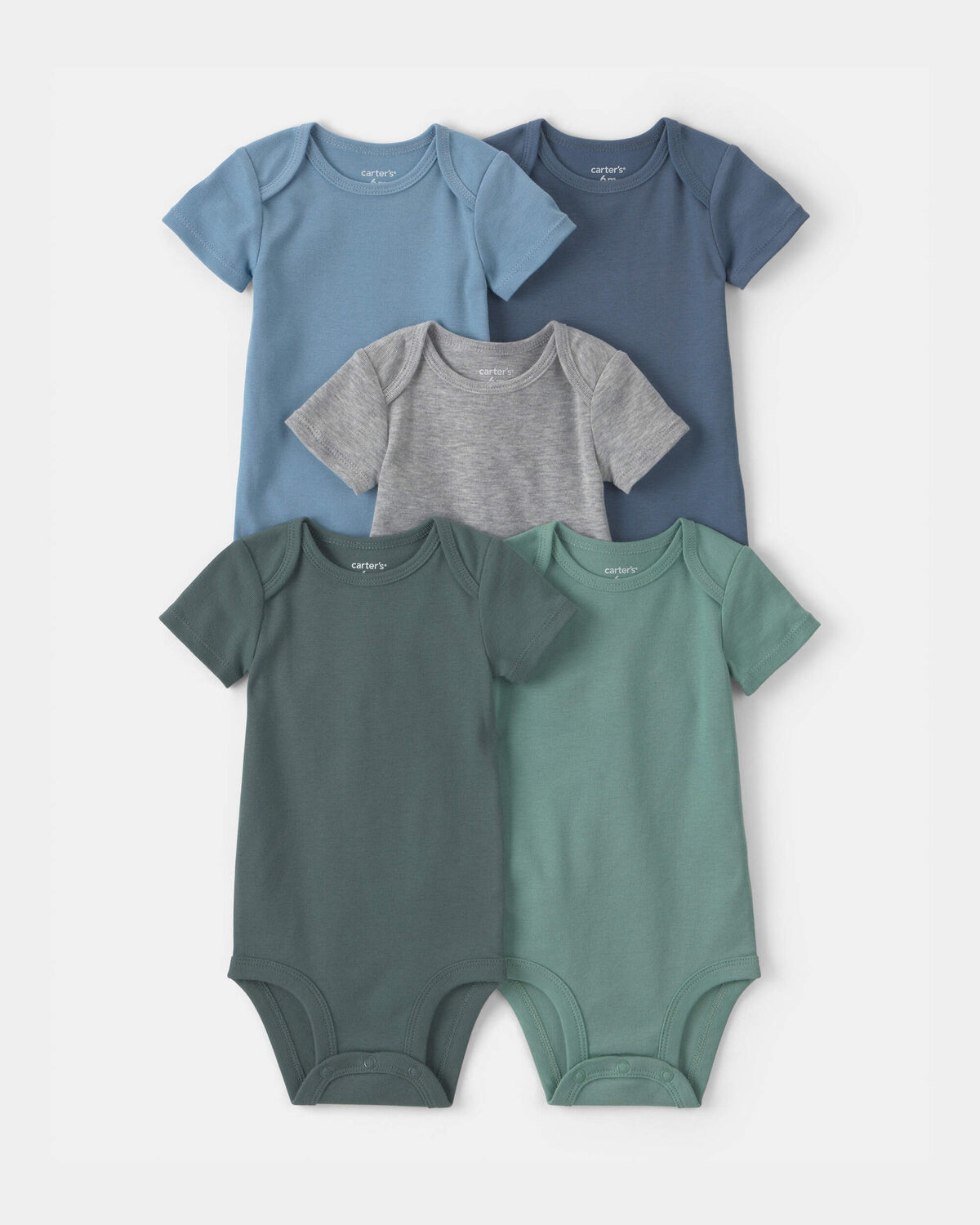 Baby Boy 5-Pack Multipack Bodysuits 1 Baby Boy 5-Pack Multipack Bodysuits