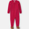 Baby Boy 1-Piece Moose Striped 2-Way Zip DreamPlush Snug Fit Footed Pajama - Red 12 Baby Boy 1-Piece Moose Striped 2-Way Zip DreamPlush Snug Fit Footed Pajama - Red