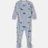 Toddler Boy 1-Piece Cars DreamPlush Snug Fit Footed Pajama - Blue