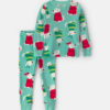 Toddler 2-Piece Christmas DreamPlush Snug Fit Pajama Set - Green 13 Toddler 2-Piece Christmas DreamPlush Snug Fit Pajama Set - Green