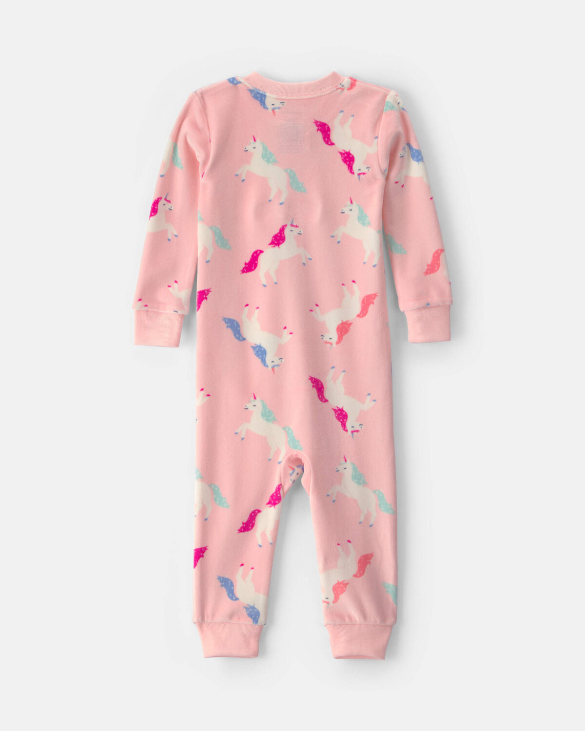 Baby Girl 1-Piece Unicorn 2-Way Zip DreamPlush Snug Fit Pajama - Pink 2 Baby Girl 1-Piece Unicorn 2-Way Zip DreamPlush Snug Fit Pajama - Pink