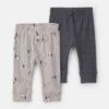 Baby Boy 2-Pack Penguin Pull-On Pants - Grey