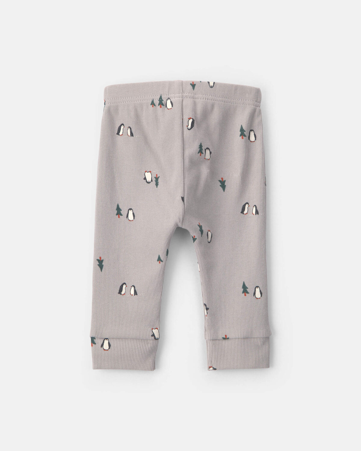 Baby Boy 2-Pack Penguin Pull-On Pants - Grey