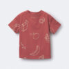 Toddler Relaxed Tee in Snack Print - Red 13 Toddler Relaxed Tee in Snack Print - Red