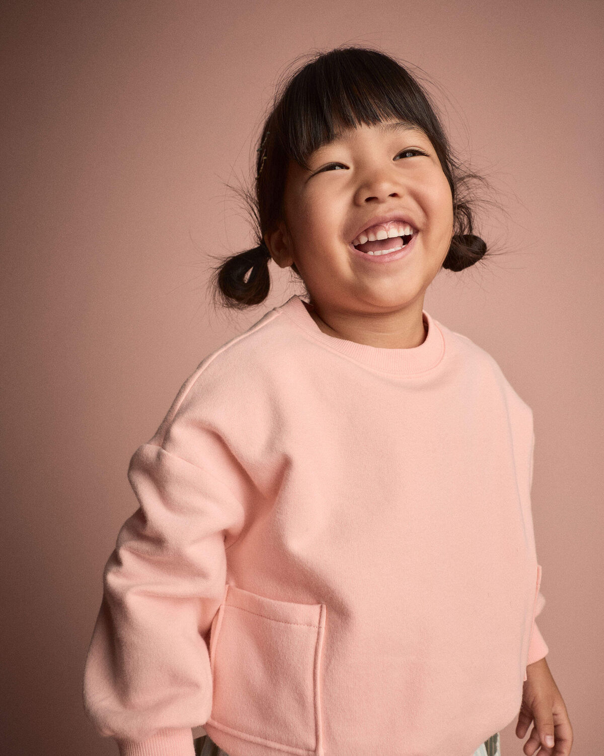 Toddler Otter Sweatshirt™ with Pockets - Light Pink 1 Toddler Otter Sweatshirt™ with Pockets - Light Pink