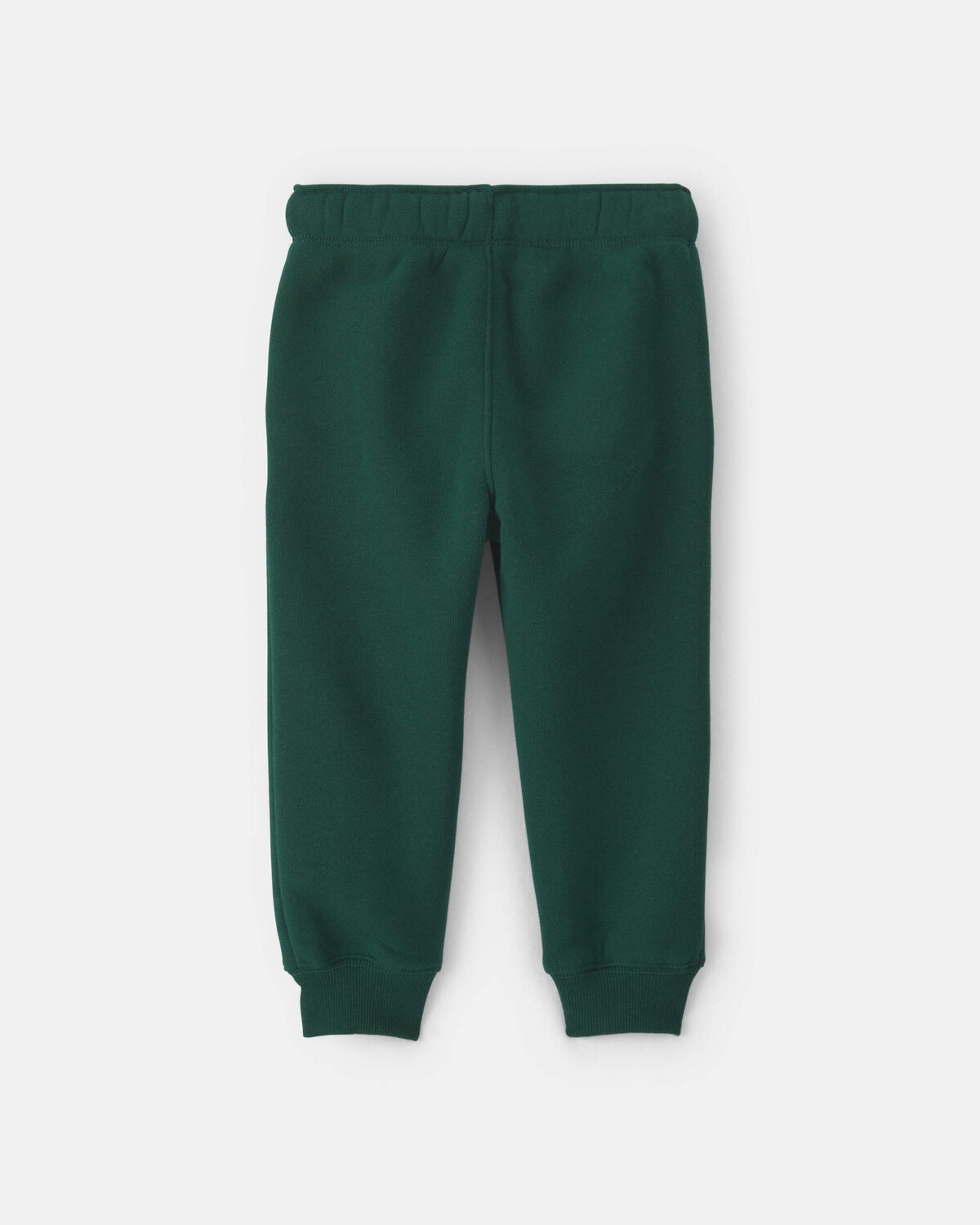 Toddler Boy Fleece Joggers - Dark Green 2 Toddler Boy Fleece Joggers - Dark Green