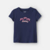 Toddler Girl 'Friendsies' Bow Graphic Tee - Navy Blue