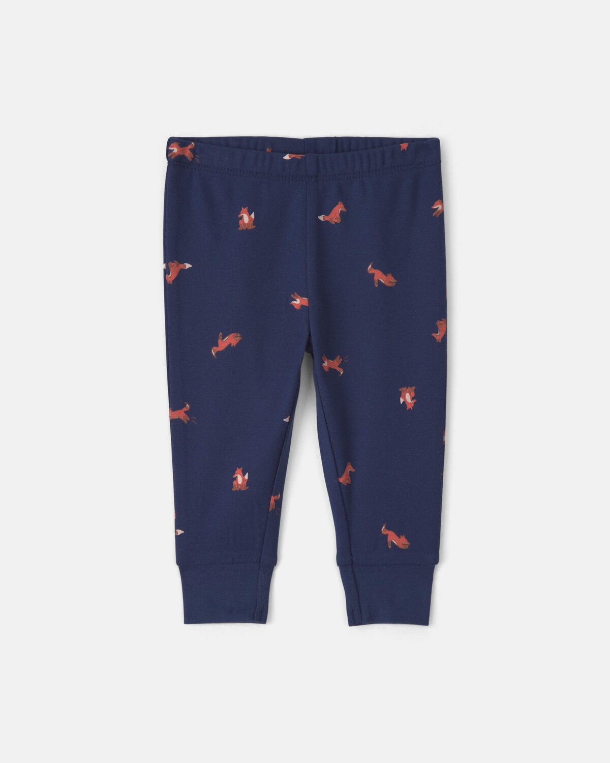 Baby Boy 3-Piece Fox Long-Sleeve Bodysuit & Pant Set - Navy Blue/Grey