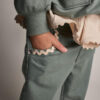 Toddler Girl Ric-Rack Cuffed Barrel Pant - Olive