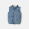 Toddler Boy Denim Vest - Blue/Cream