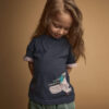 Toddler 'Easily Distracted' Duck Relaxed Graphic Tee - Navy
