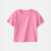 Toddler Girl Floral Relaxed Top - Pink