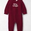 Baby Organic Cotton 'Merry & Bright' Sweater Knit Jumpsuit