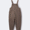 Toddler Chevron Knot-Tie Overalls - Tan 11 Toddler Chevron Knot-Tie Overalls - Tan