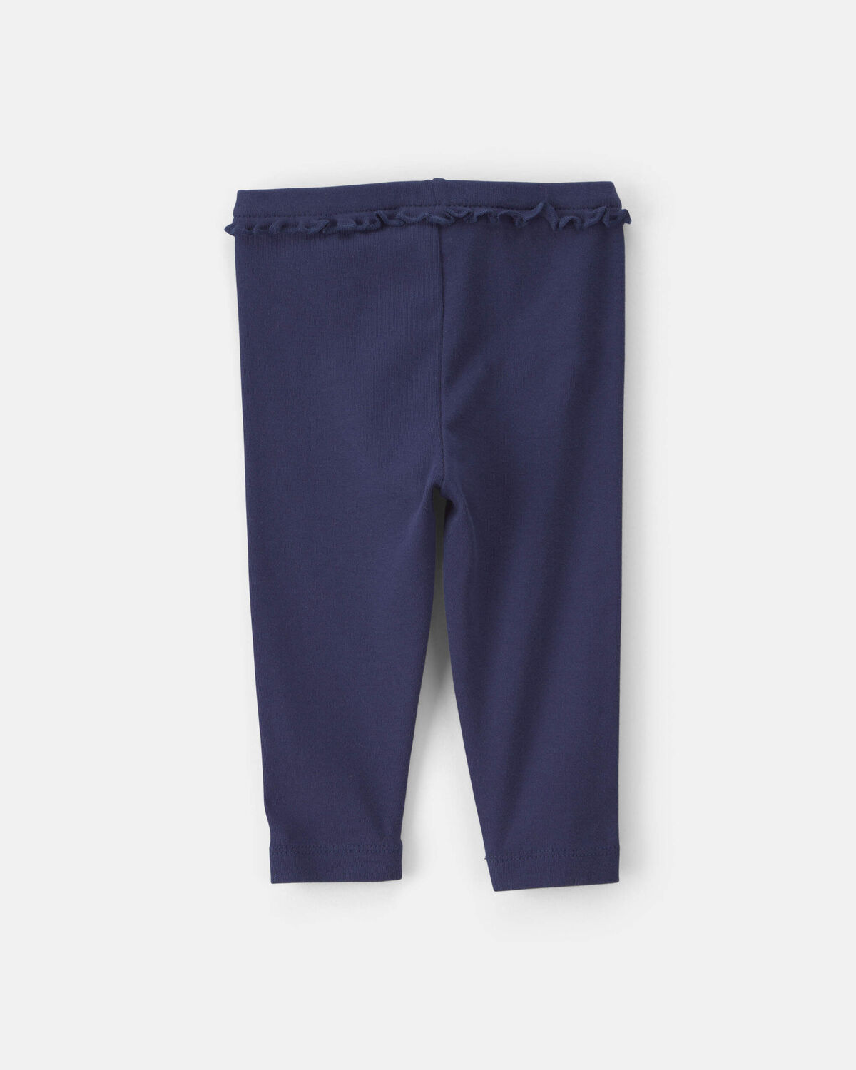 Baby Girl 2-Pack Cotton Pull-On Pants - Pink/Navy Blue 2 Baby Girl 2-Pack Cotton Pull-On Pants - Pink/Navy Blue