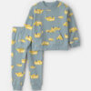 Baby Boy 2-Piece School Bus Sweatshirt & Pant Set - Blue/Yellow 6 Baby Boy 2-Piece School Bus Sweatshirt & Pant Set - Blue/Yellow