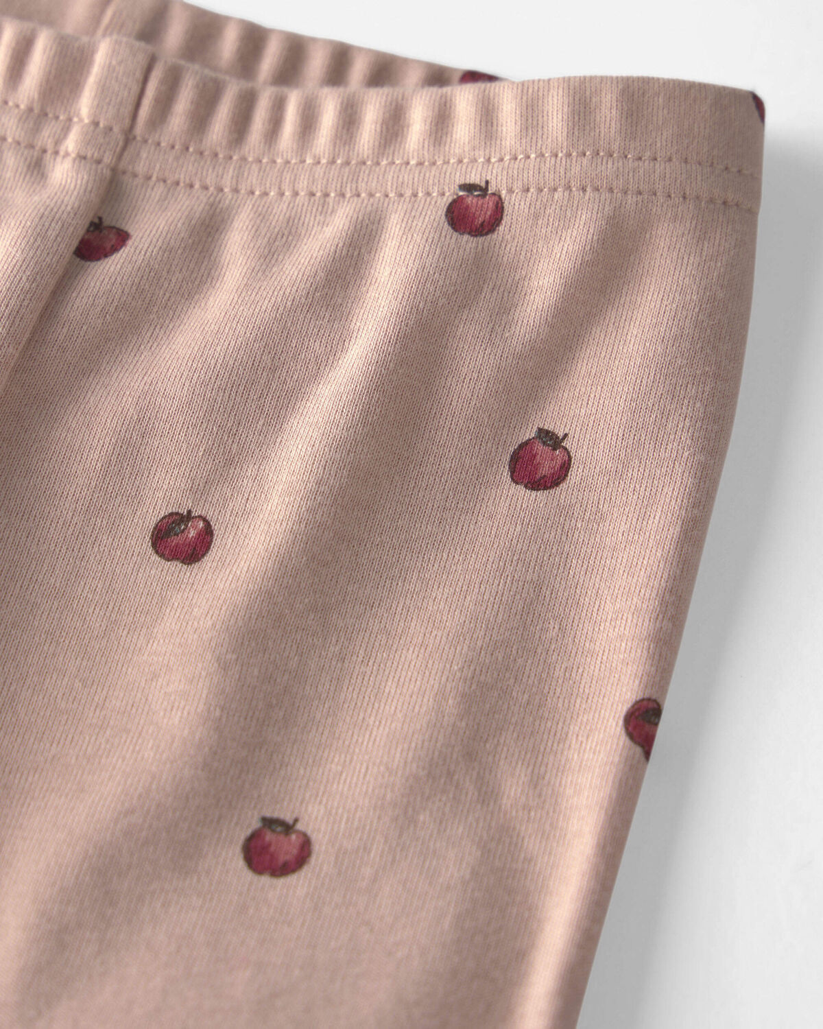 Baby Girl 2-Piece Organic Cotton Pajamas in Apples 2 Baby Girl 2-Piece Organic Cotton Pajamas in Apples