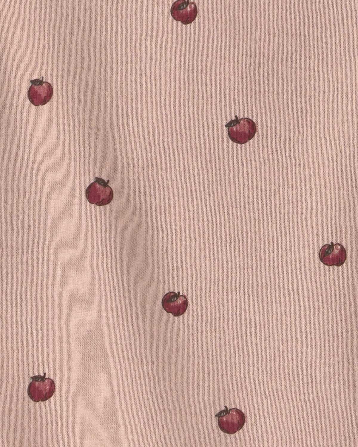 Baby Girl 2-Piece Organic Cotton Pajamas in Apples 3 Baby Girl 2-Piece Organic Cotton Pajamas in Apples
