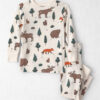 Baby 2-Piece Organic Cotton Pajamas in Woodland Creatures 6 Baby 2-Piece Organic Cotton Pajamas in Woodland Creatures
